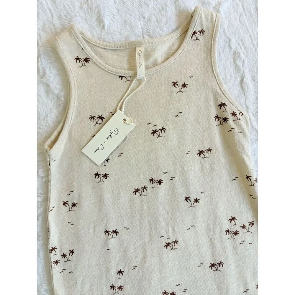 Rylee and Cru Sleeveless Romper Size 2-3 Years NWT